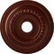 Ekena Millwork Oldham Ceiling Medallion (Fits Canopies up to 8 5/8"), 18"OD x 3 3/8"ID x 7/8"P, Antique Copper CM18OL1ACS - alternate 1
